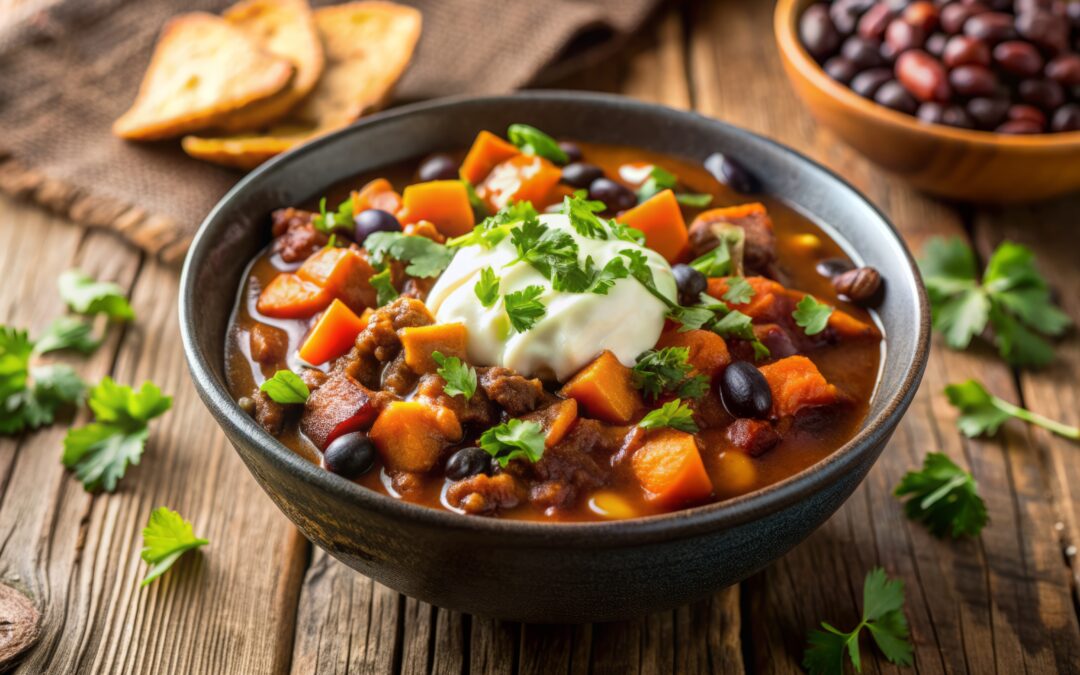 Sweet Potato and Lentil Chili (Vegan)